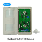 1Pcs Outdoor Pet Friendly Infrared Sensor And Microwave Detector Home Security Burglar Alarm Passive Detector Wire Waterproof