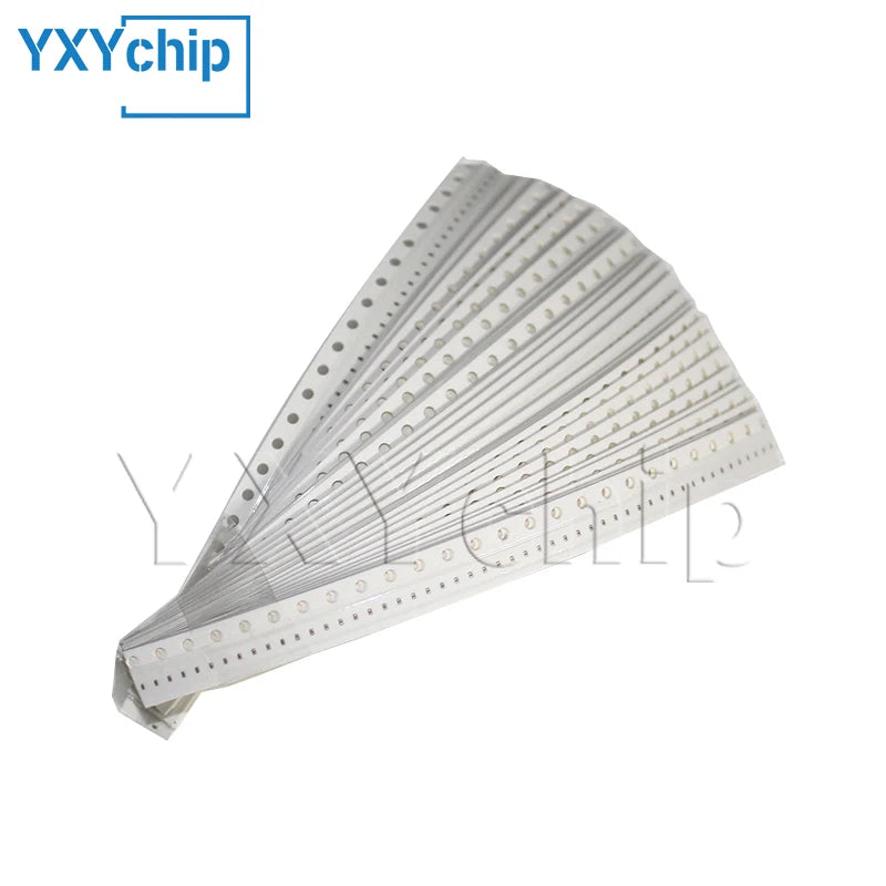 Resistor Kit 0201 0402 0603 0805 1206 1210 1812 2512 SMD Resistor Package 25values*20PCS=500PCS 1% Sample Kit Resisor