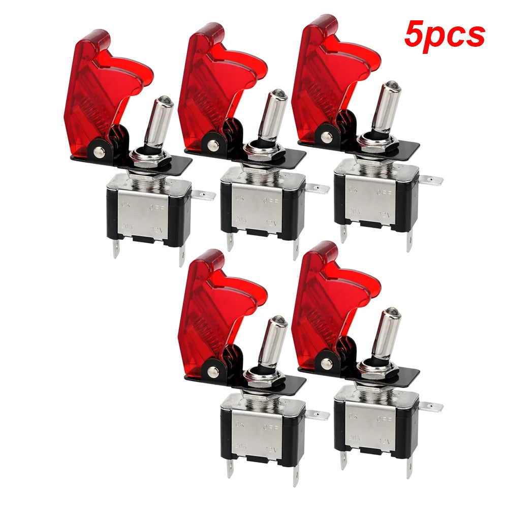 12V SPST Toggle Rocker Switch LED Light for Ignitions Boost Marine Boat Racing Car Switch Light Toggle Truck Trailer Accessories