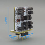 Fever fully discrete op amp module, low noise FET differential input high current output single and double op amp