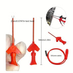 Cleqee P1300 Series Multimeter Test Lead kit 4mm Banana Plug Cable Test Hook Clip Probe Alligator Clip Automotive Tool