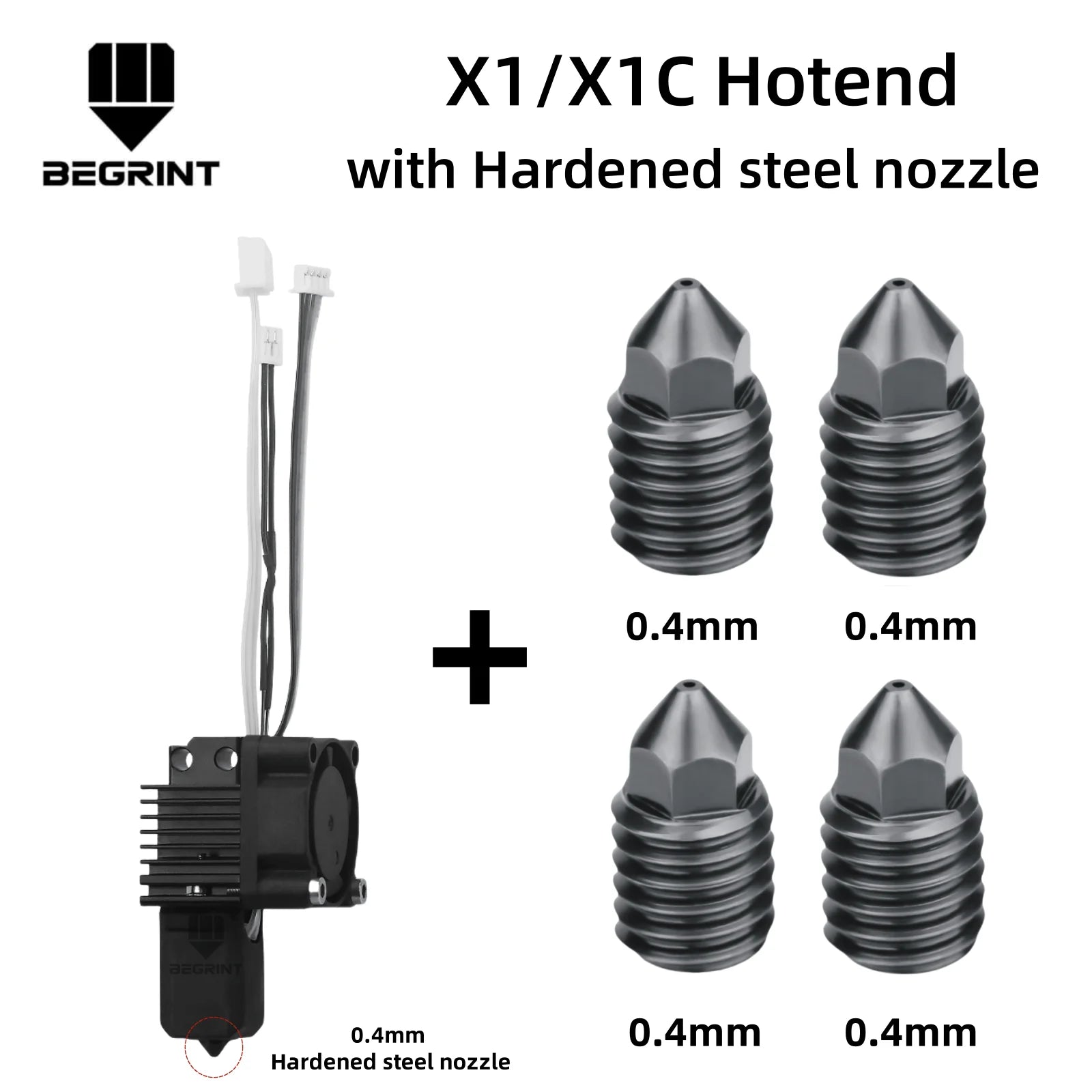 For Bambu Lab X1 Series Hotend Upgrade 2.0 Version Bambulab Bi Metal Fit Bamboo Bambu labs X1 X1C Hot End X1C Thermistor