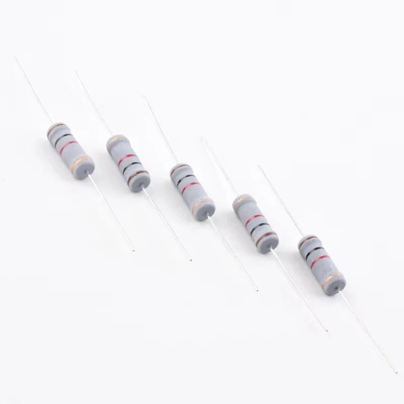 1% Resistor Set Resistance 2W Metal Film Resistors Kit 10Ohm ~1M Ohm 30Values Electronic Components Kit