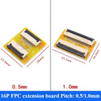 1Pcs FPC FFC Flexible Flat Cable Extension Board/Terminal Board Adapter 1.0mm Spacing 4 5 6 8 10 12 14 15 16 22~60 Pin Connector