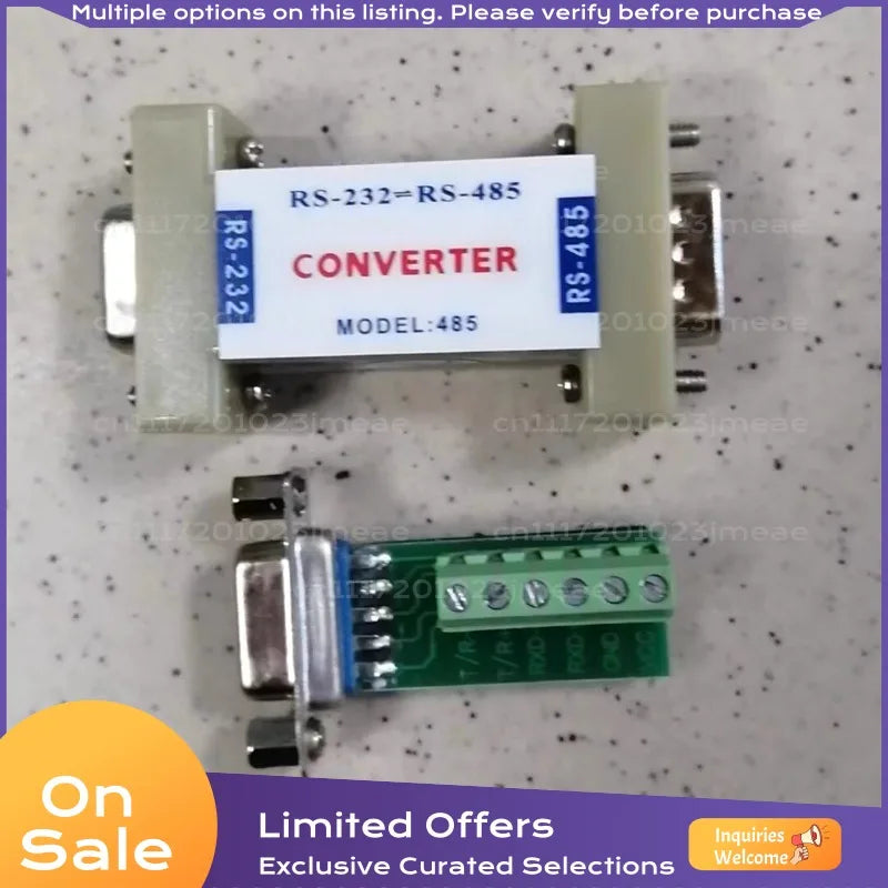 For HEXIN RS232 to RS485 Converter, Passive Bidirectional Serial Port Adapter, 6 Pin Terminal Connector