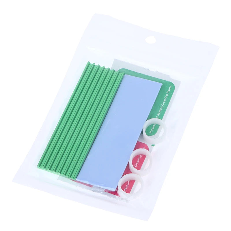 1set M.2 SSD Heat Sink NVME NGFF M.2 2280 Solid State Hard Disk Aluminum Heatsink Cooler Radiator Thermal Cooling Pad For PC