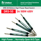 2/5/10PCS High Power Voltage DRS-50 Reed Switches 3A 100W 400V Normally Open N/O 5*50MM Magnetic Contact Switch Induction Sensor