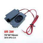 JCD 1Pair Audio Portable Speakers For Computer PC TV LCD Speaker 3070 45100 Rectangle Loudspeaker 4R 8R 2W 3W 5W 10W 4/8Ohm