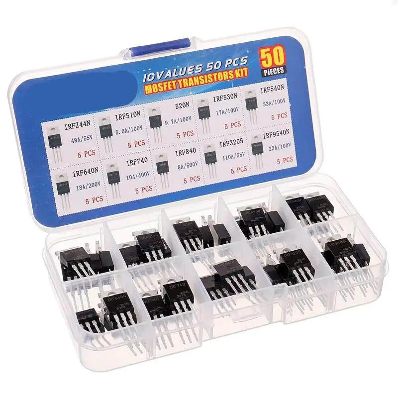 50PCS TO-220 MOSFET Tube IRFZ44N IRF510N IRF540N IRF3 Series