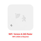 Tuya Zigbee WiFi 24G MmWave Radar Detector Human Presence Sensor  APP Control For Smart Home Security Protector