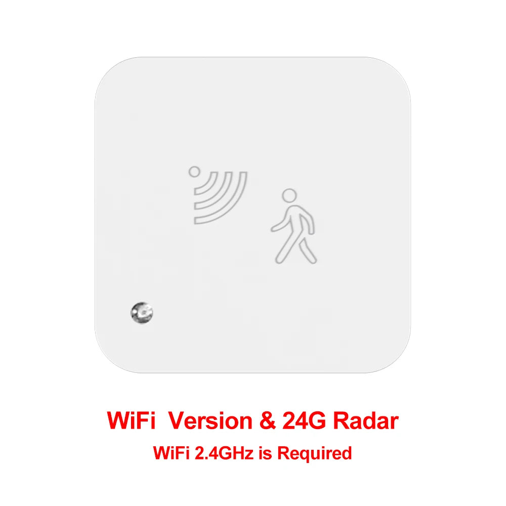 Tuya Zigbee WiFi 24G MmWave Radar Detector Human Presence Sensor  APP Control For Smart Home Security Protector