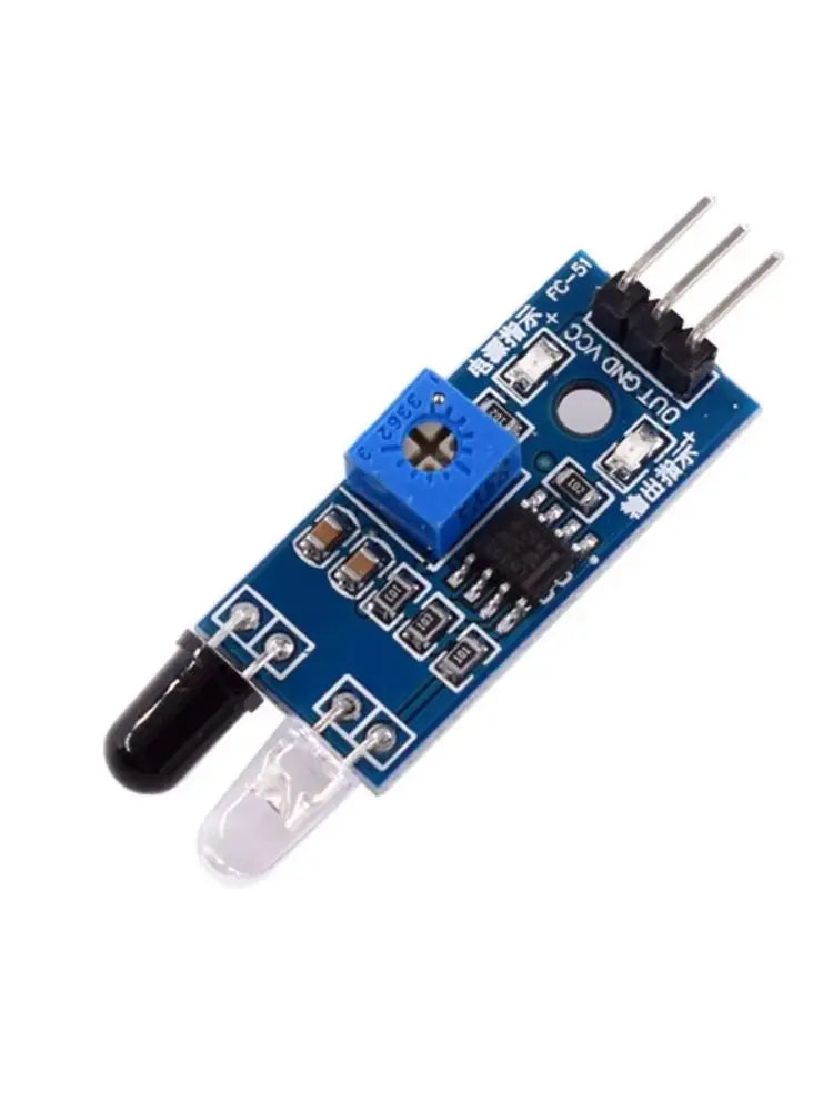 10/20/50/100PcsSmart Car Obstacle Avoidance Sensor Module Infrared Pair Tube Module Photoelectric Reflection Sensor