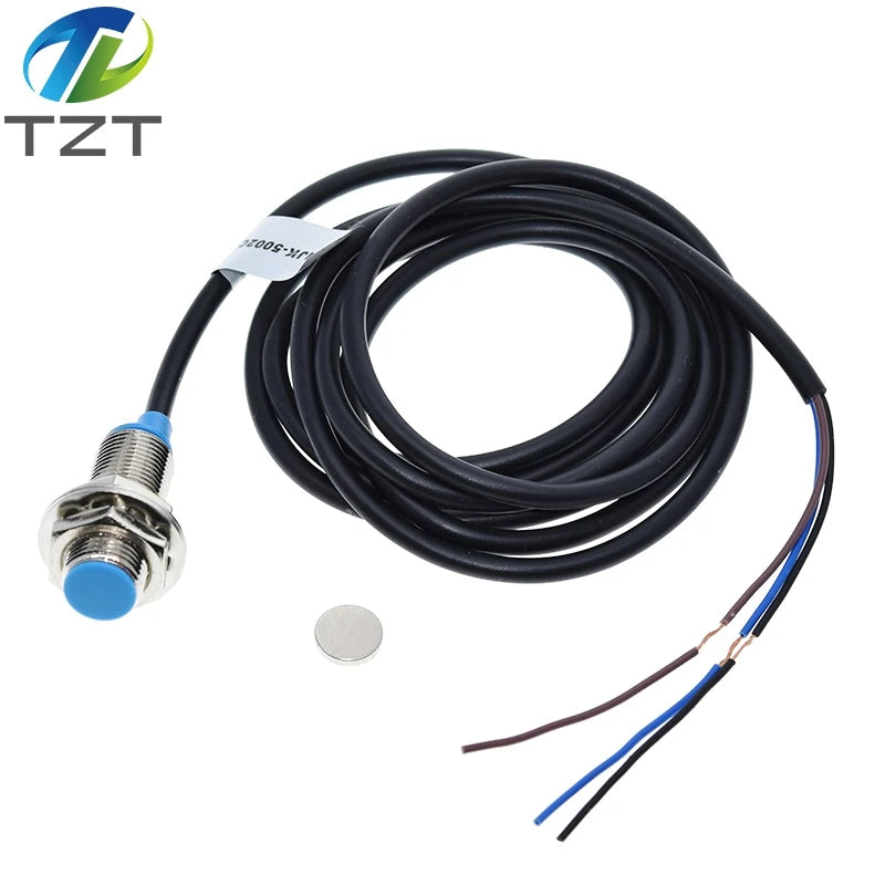 TZT NJK-5002C Hall Effect Sensor Proximity Switch NPN 3-Wires Normally Open + Magne
