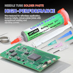 217℃ Lead Free High-Temperature Solder Paste Sn96.5Ag3.0Cu0.5 Melting Point: Enhanced Conductivity of Needle Tube