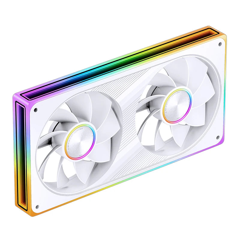 JONSBO ZE-120/240/360 PC Case Fan ARGB Four-sided Thousand-layer Mirror PWM Gaming Combined Cooling Fan