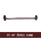 1Pcs 2.54mm FC 6/8/10/12/14/16/18/20/24/26/30/34/40/44/50 Pin Gray Flat Ribbon Cable Connector 10-100cm For DC3 IDC Box Headers