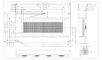 5V 2004 LCD Module VA White Fonts on Black Background 20X4 HD44780 ST7066 EQV Chip Parallel Port 2004A Display