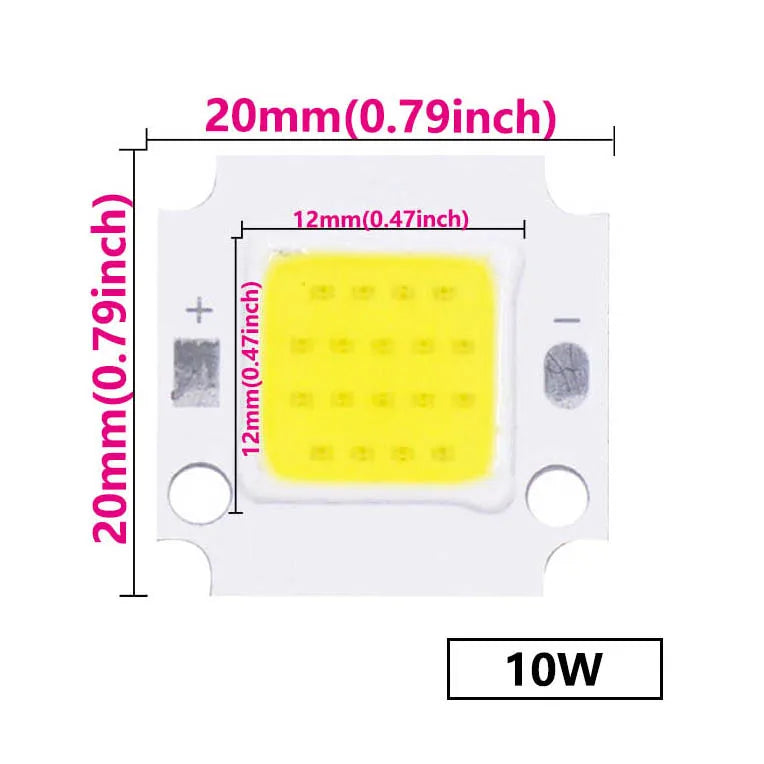10Pcs Super Power LED Chip 100W 70W 50W 30W 20W 10W 27-36V For Floodlight Spotlight Bulbs Diode LED Ceiling Light Lamp Source