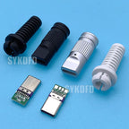 5/10Sets Fast Charging Type-C USB C 5A Connectors Jack 16pin Male Plug Electric Terminals welding DIY Data Cable Accessories