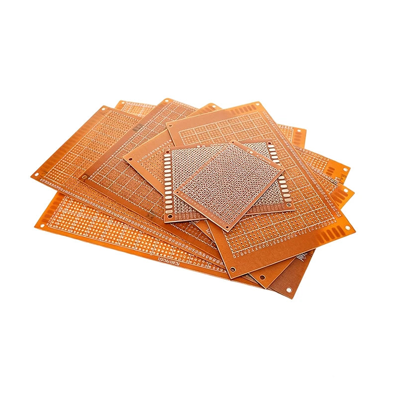 2.54mm Pitch Bakelite Universal Perfboard Stripboard Multipurpose Prototype Circuit Board Easy Soldering Single Sided DIY