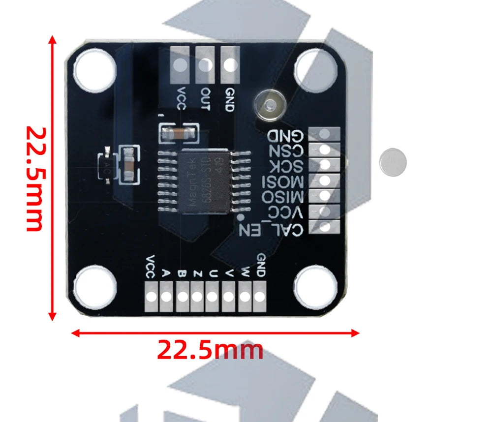 MT6826S High Precision High Speed Magnetic Encoder Magnetic Induction Angle Measurement Sensor Module for arduino