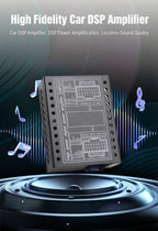 DSP Amplifier DC 12V High-Fidelity Audio Stereo Digital Audio Processor After 4x60w For To Android Navigation Locomotive