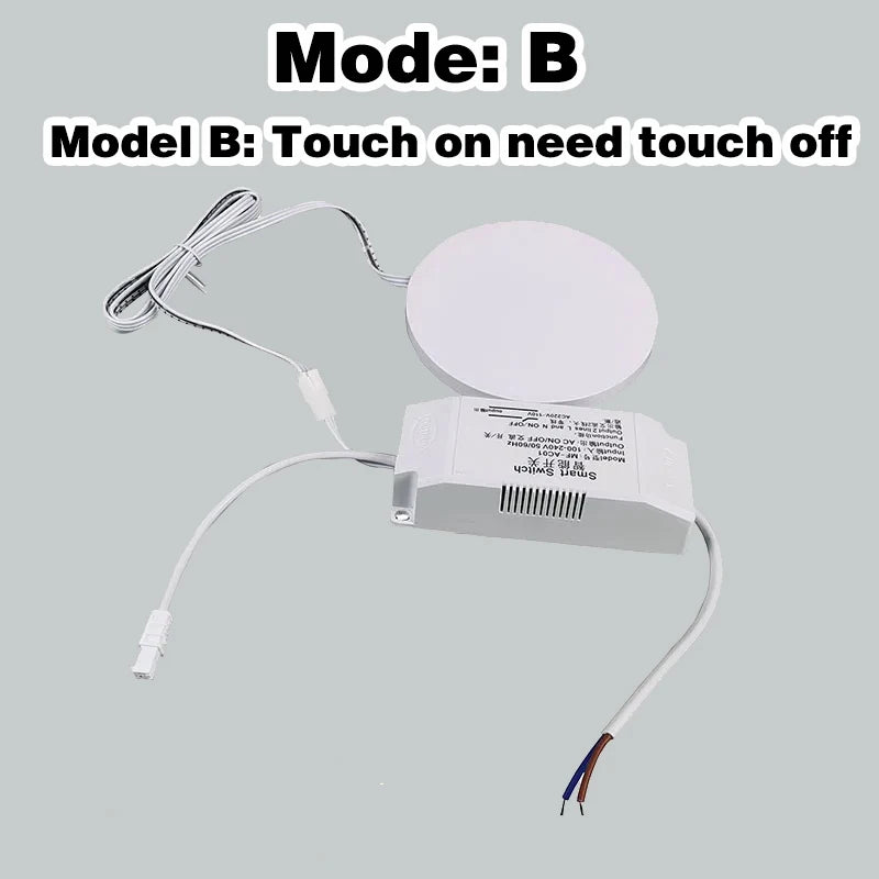 110-220V Wooden Touch Sensor Switch Penetrable Switch Sensor LED Control Switch for 220V Smart Home LED Lighting