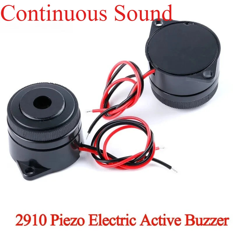 2910 Piezo Electric Active Buzzer Beep Speaker 3-24V 90DB 3025 Continuous Sound Alarm DIY Spiral DC Refrigeration Equipment