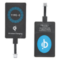 2Pcs Type C Wireless Charger Adapter Portable Charging Receiver for Type C Mobile Phone Wireless Charging Receiver