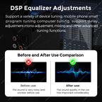 Android Radio DSP Audio Processor 4*80W Amplify Automotive Sound Modules Electronics Stereo Amplifer APP Automobiles Car Parts