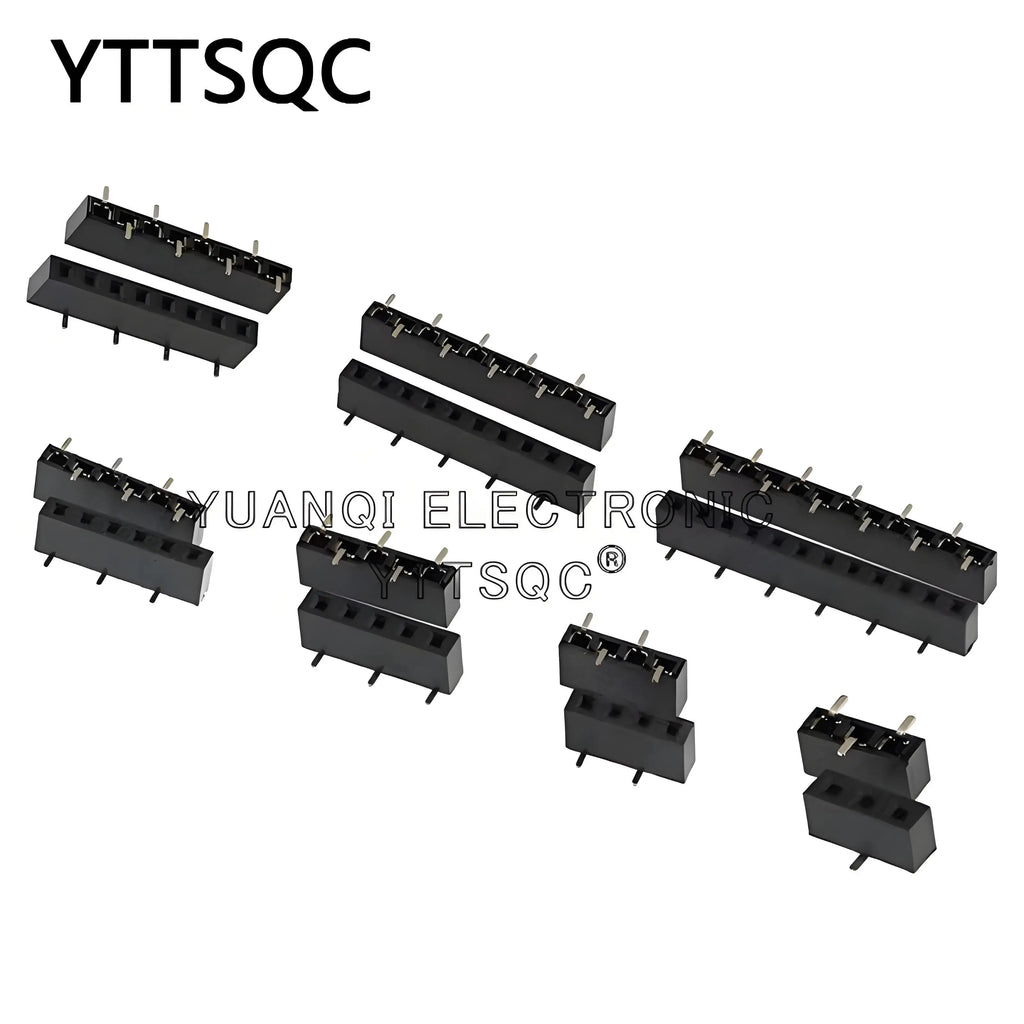 10pcs 2.54mm PH5mm Single Row SMD Short Version SMT 1X3/4/5/6P 8P 10P 12P 20P Stackable PCB Female Pin Header Socket Connector