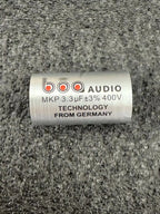 AEAK Polypropylene film capacitor audio coupling frequency division MKP capacitor 400v 0.68UF 1.5UF 2.2UF 3.3UF 4.7UF~22uf ±3%