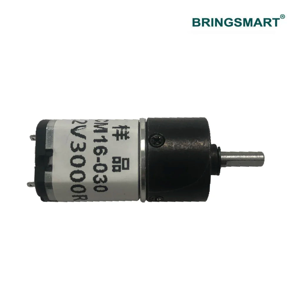 Bringsmart SR16-030 Planetary Gear Motor 12V Micro Motor Low Speed Small Motor Slow Speed Large Torque DC Motor Customized