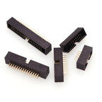 5Pcs DC3 1.27mm Pitch IDC Box Header Connector Straight Pin FC Cable Socket (8P-60P) PCB Board Terminal Block