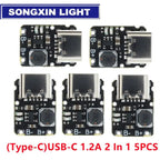 Type-C USB TP4057 1A Lithium Battery Charging Protection Board Module Polymer Battery Over TP4056 With Temperature Protection