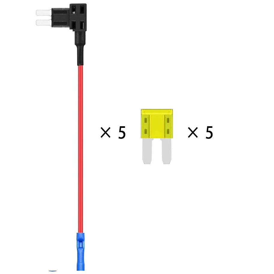 Micro2 Add a Circuit Fuse Tap 12V APT Micro II Automotive Holder Adapter Fuses Taps Connector ATR 12V with 5Pcs 20A Blade Fuse