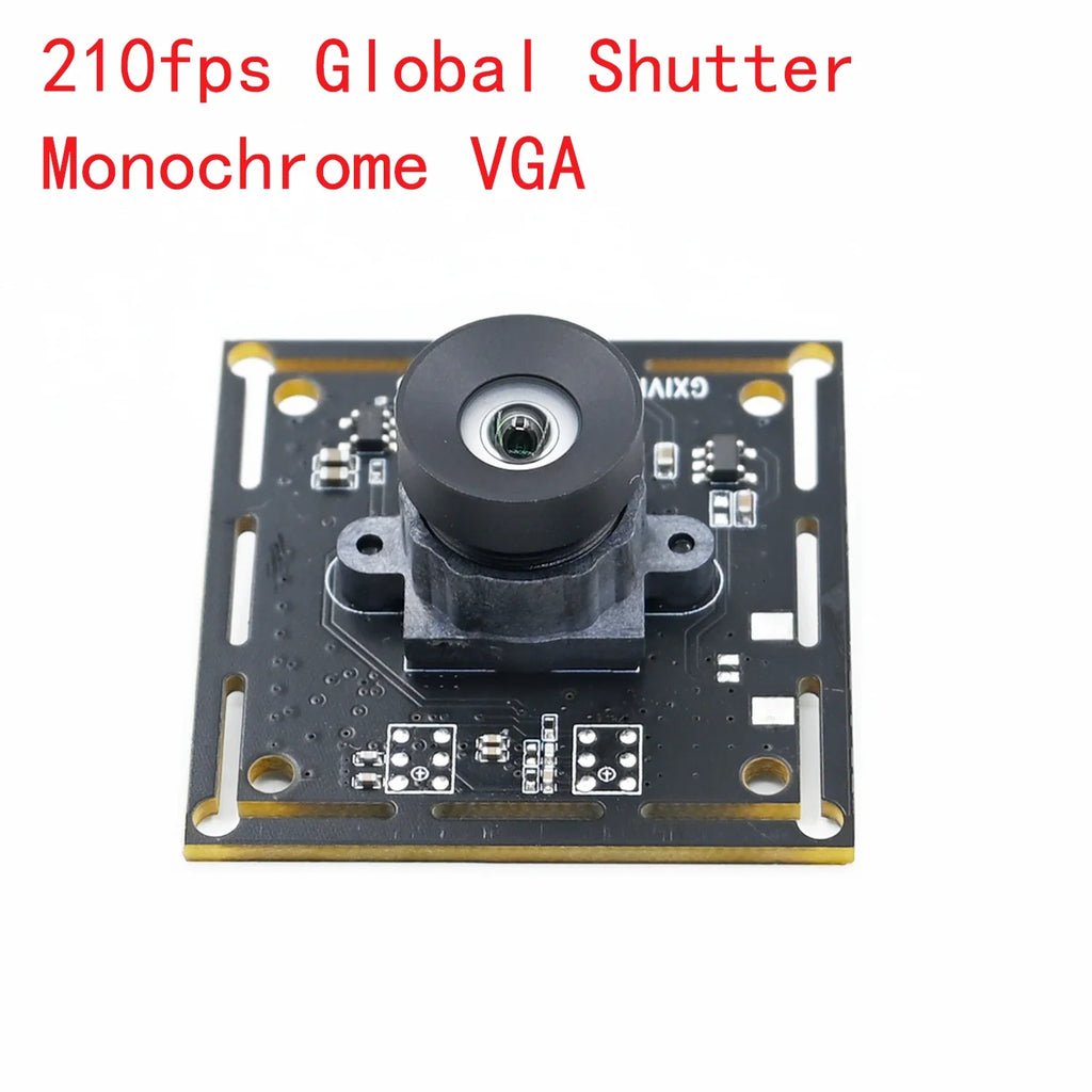 GXIVISION 210FPS Global Shutter Camera Module USB Driver Free,Monochrome,640x360,Moving Capture Win/Android/Linux
