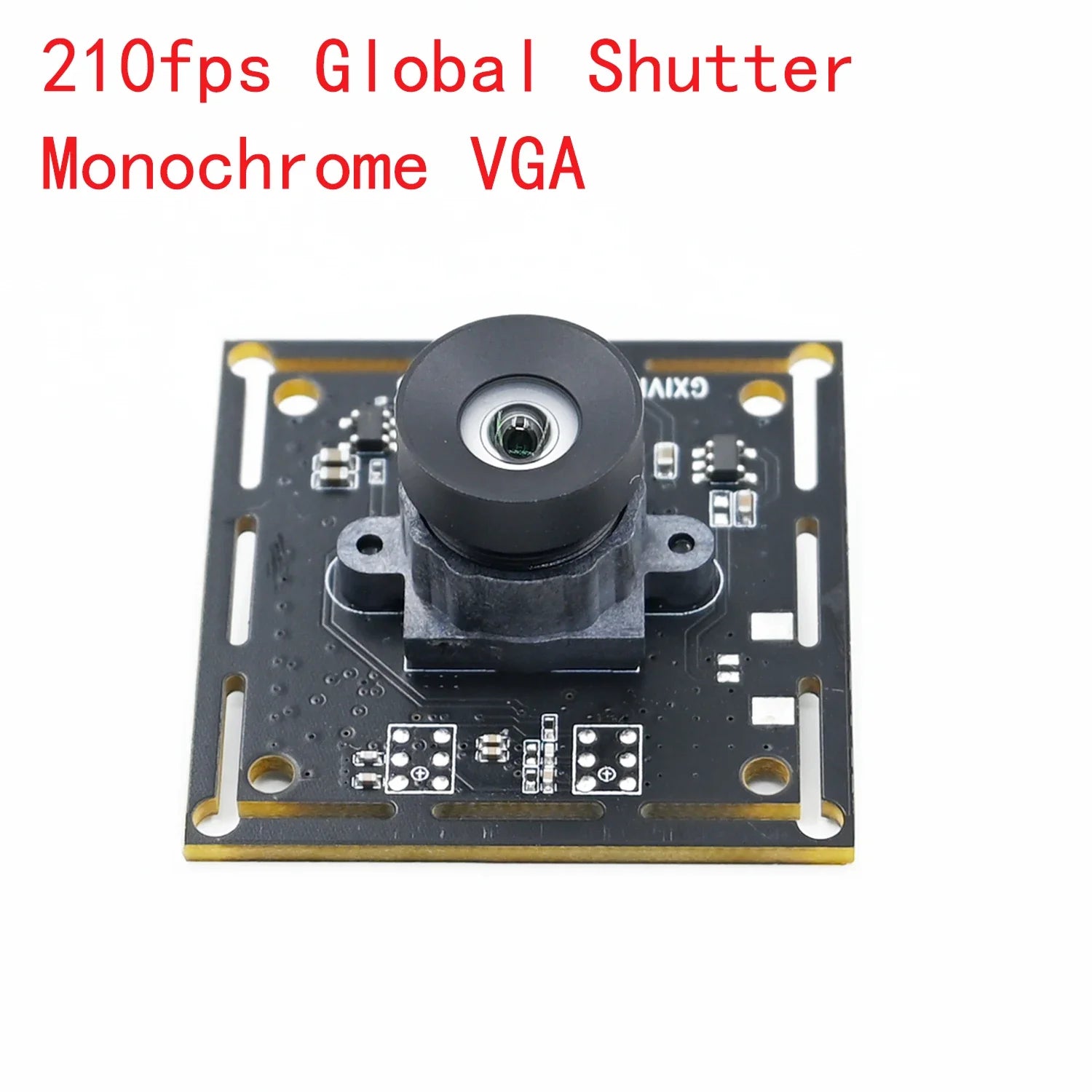 GXIVISION 210FPS Global Shutter Camera Module USB Driver Free,Monochrome,640x360,Moving Capture Win/Android/Linux
