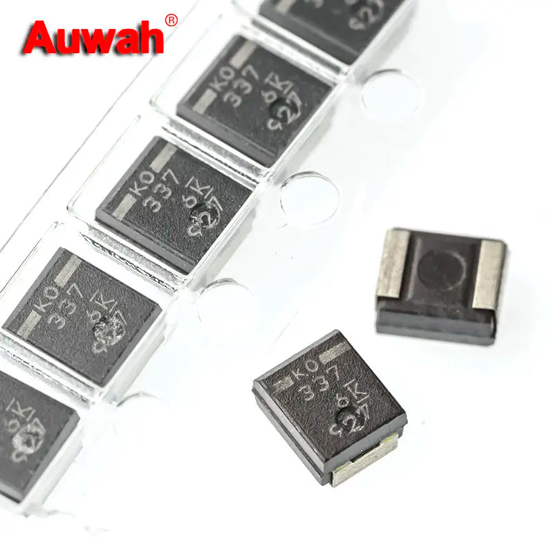 5pcs/lot 6.3V 330UF T520B337M006ATE040 3528 Type B SMD Polymer Tantalum Capacitors Low ESR 40mOhms New and Original