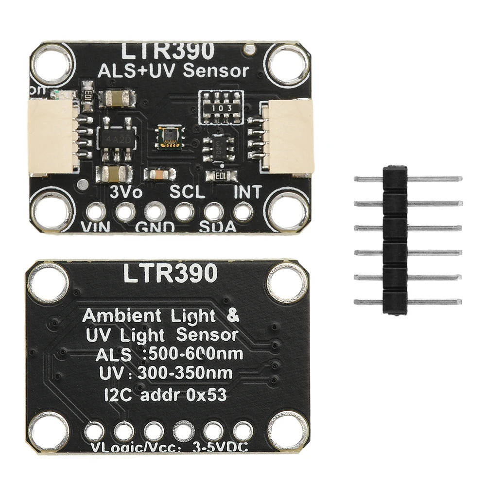 LTR390 UV Light Sensor 300nm To 350nm UV Ultraviolet Sensor Ultraviolet Ray Sensing for Light Detection Weather Experime