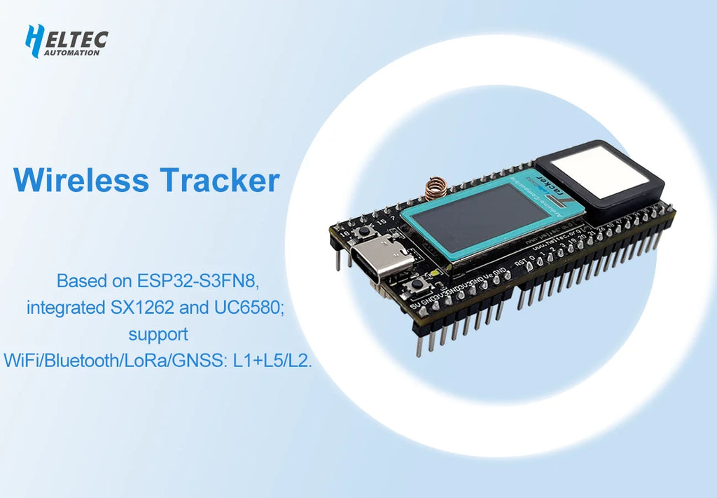 New Heltec ESP32 LoRa V3 Meshtastic Network Asset Tracker Wi-Fi Bluetooth GPS Tracker for Vehicle Bike Kids Pet Car Fitness