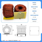 47mm Double Ring 1mH 2mH 3mH 220uH Charging Pile Inductor LCL Filter Inductor PFC