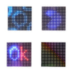 1~5Pcs WS2812B 8x8 16x16 RGB LED Digital Flexible Individually Addressable Panel Screen WS2812 8x32 Smart Pixel Module Matrix 5V