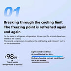 2026 Mini Portable Handheld Fan with Digital Display Speeds Adjustable USB Rechargeable Pocket Cooling Fan for Outdoor Travel