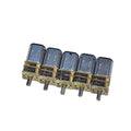 5pcs N20 Gear Motor DC 3V 3.7V 5V 6V 100RPM Slow Speed Motor Flat shaft DIY Toy Car Electric Lock