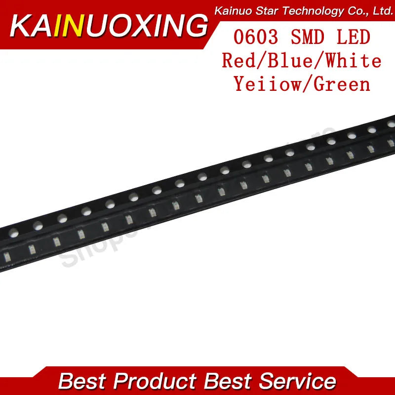 1Reel 0402 0603 0805 1206 1210 SMD LED Diodes light Yellow Red Green Blue White 5000PCS 4000PCS 3000PCS 2000PCS