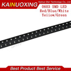 1Reel 0402 0603 0805 1206 1210 SMD LED Diodes light Yellow Red Green Blue White 5000PCS 4000PCS 3000PCS 2000PCS