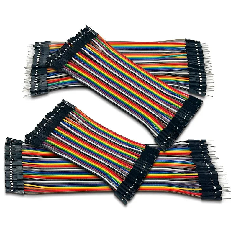 2.54mm Dupont Line 10CM 20CM 30CM 40Pin Male to Male + Male to Female and Female to Female Jumper Wire Dupont Cable for Arduino