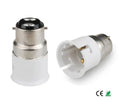 2pcs B22 To B22 CFL LED Bayonet Light Socket Adapter Extender B22-B22 Lamp Holder Converter