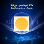 4PCS 6.3V BA9S 2 SMD 3030 LED Non Polarity 6V 12V 24V 110V 220V Car Bike Pinball Machine White Yellow 3000K